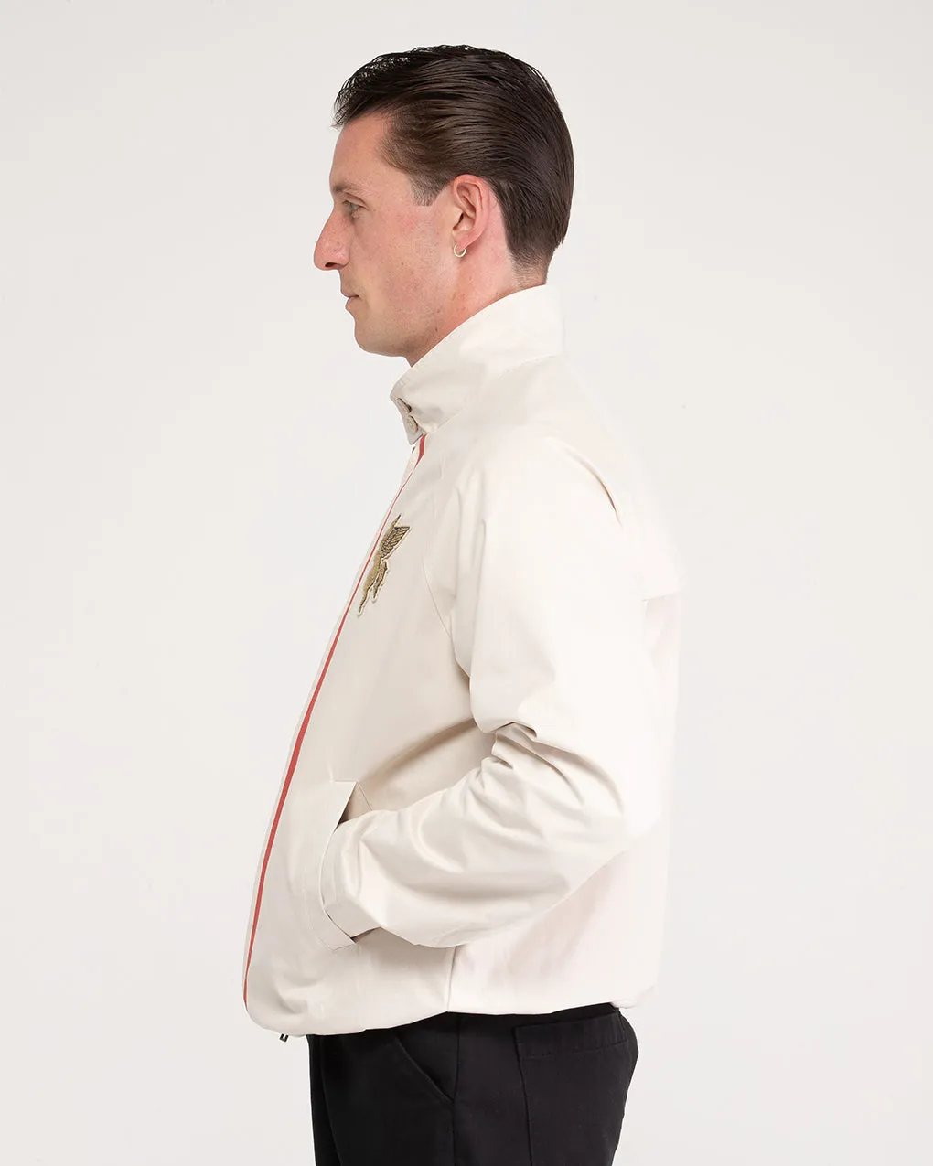 Pegasus Harrington Jacket - Ecru sold by P & Co product image thumbnail 4