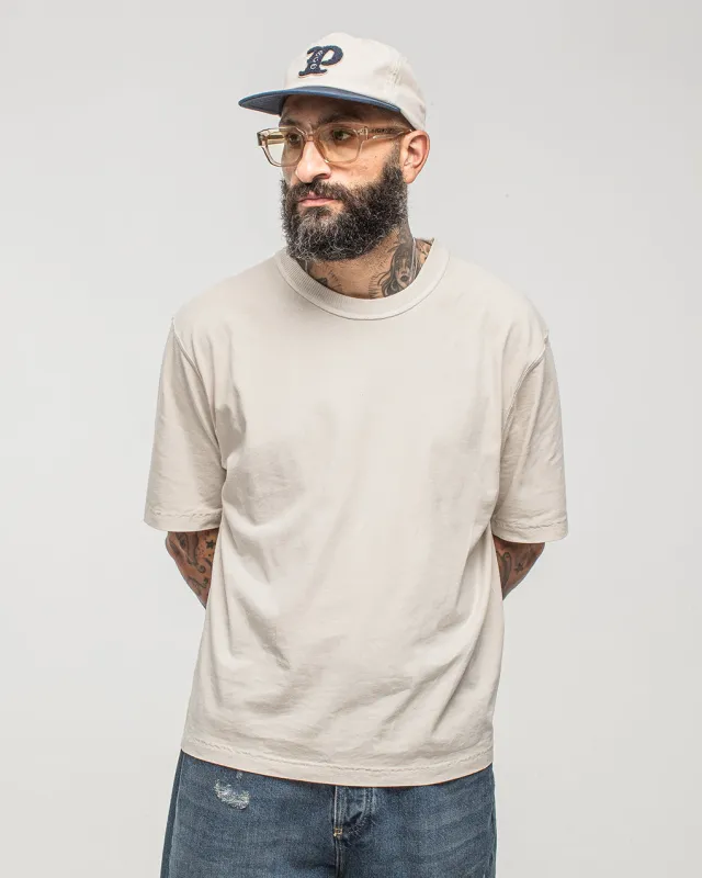 Essential Boxy T-Shirt - Fog White sold by P & Co