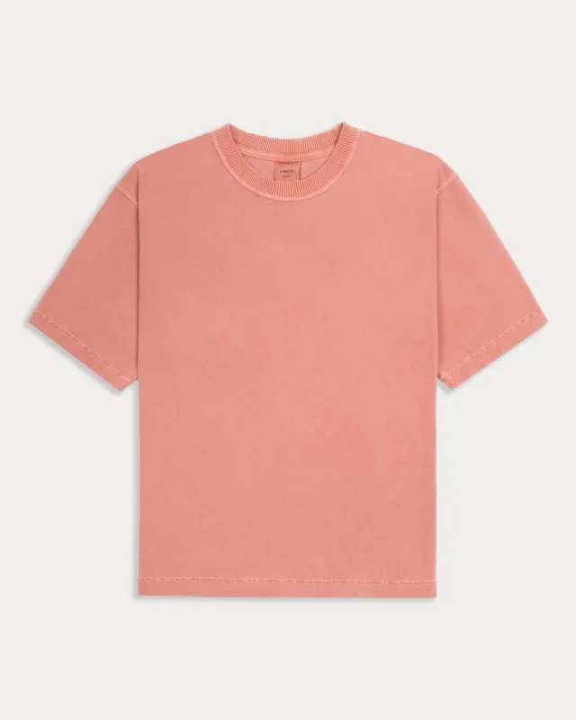 Essential Boxy T-Shirt - Faded Sienna sold by P & Co