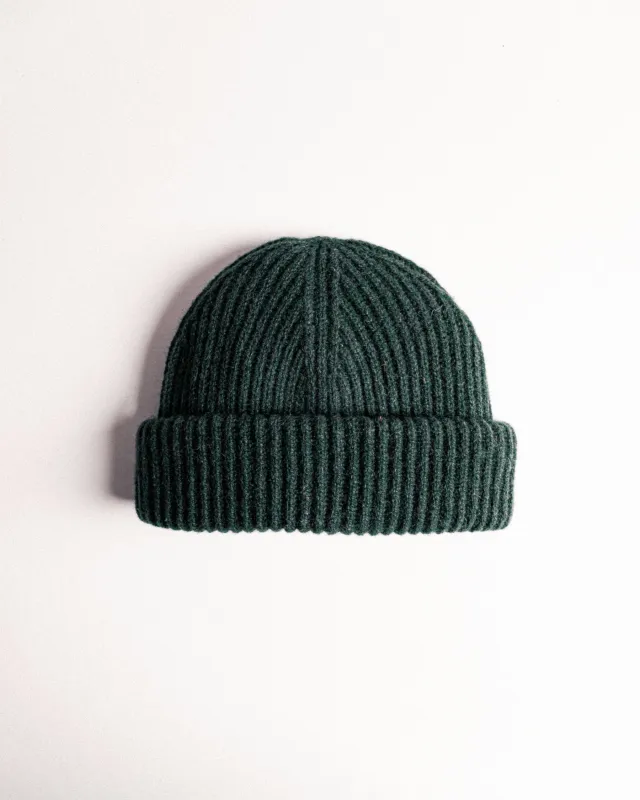 Deck Beanie - Forest Green sold by P & Co