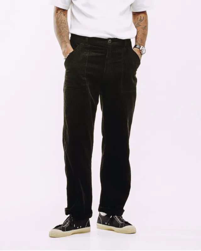 Cord Service Fatigue Pants - Black sold by P & Co