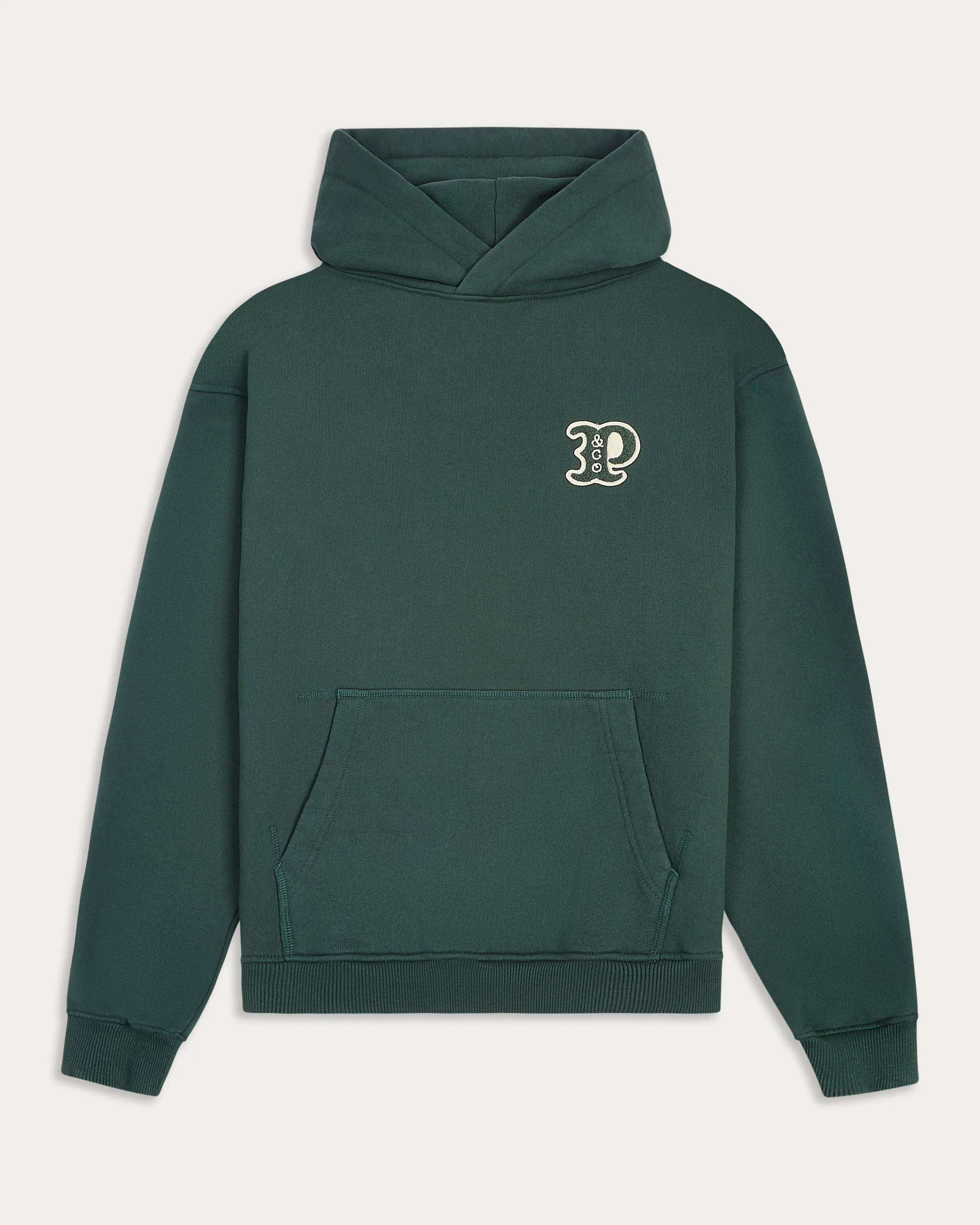 Varsity Heavyweight Hoodie - Woodland Green sold by P & Co