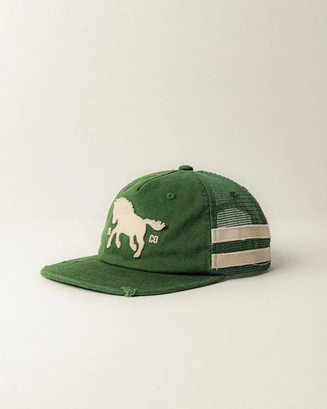 Bronco Vintage Trucker Cap - Green made by P & Co