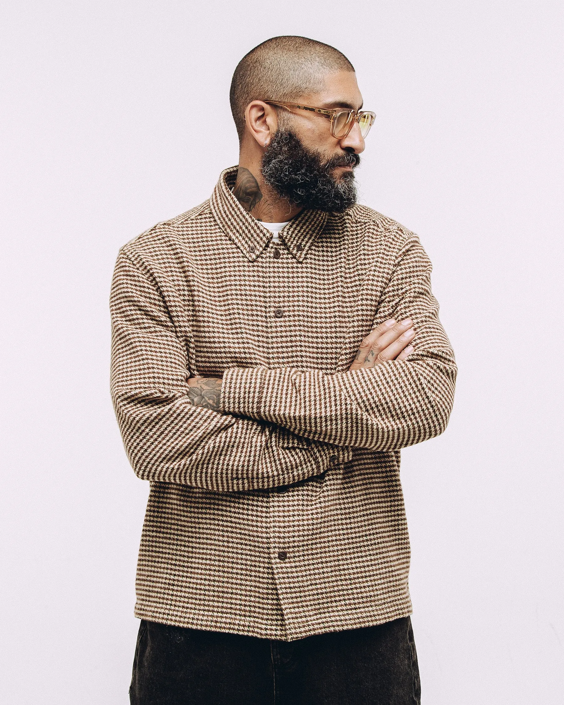 Hawthorne Shirt - Puppytooth sold by P & Co