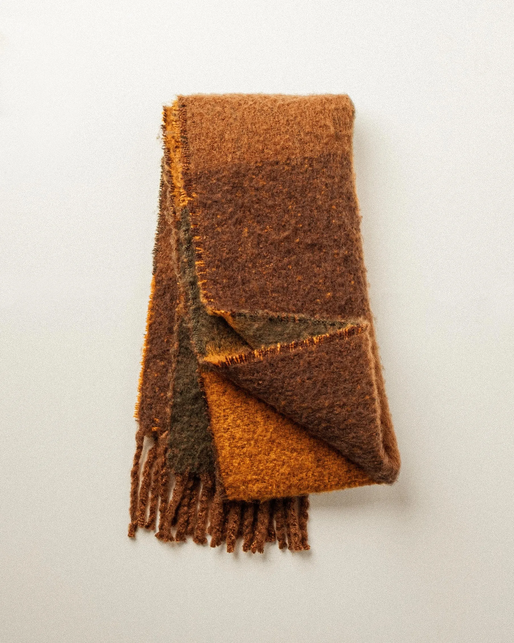 Checked Brushed Scarf - Multi sold by P & Co product image thumbnail 4