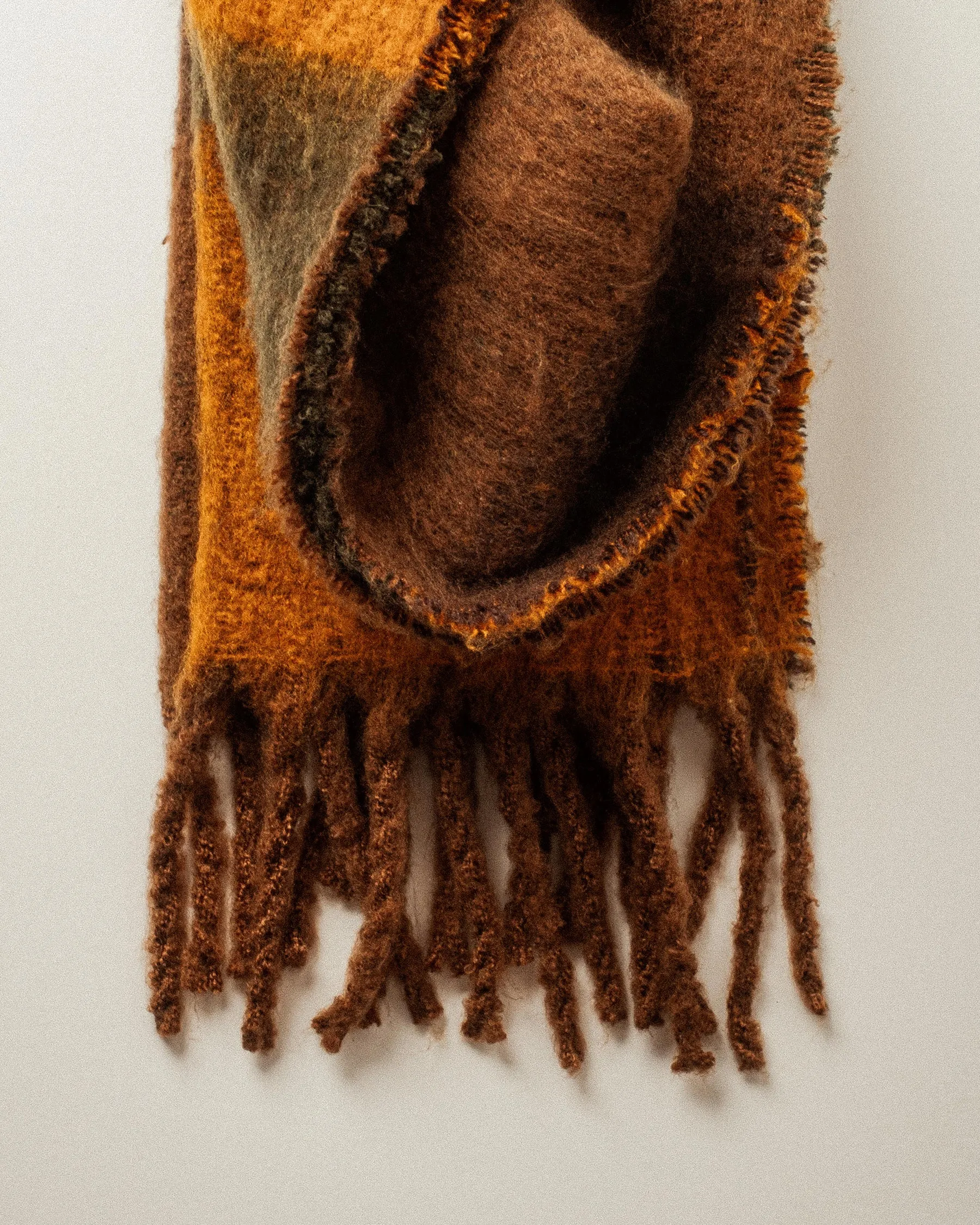 Checked Brushed Scarf - Multi sold by P & Co product image thumbnail 5