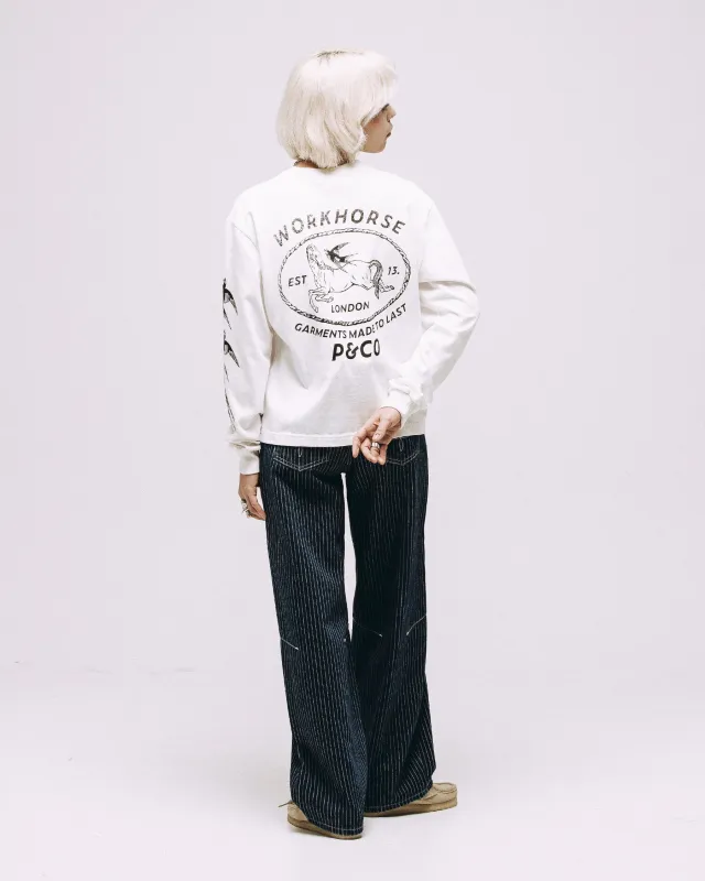 Workhorse Boxy Longsleeve - Off White made by P & Co