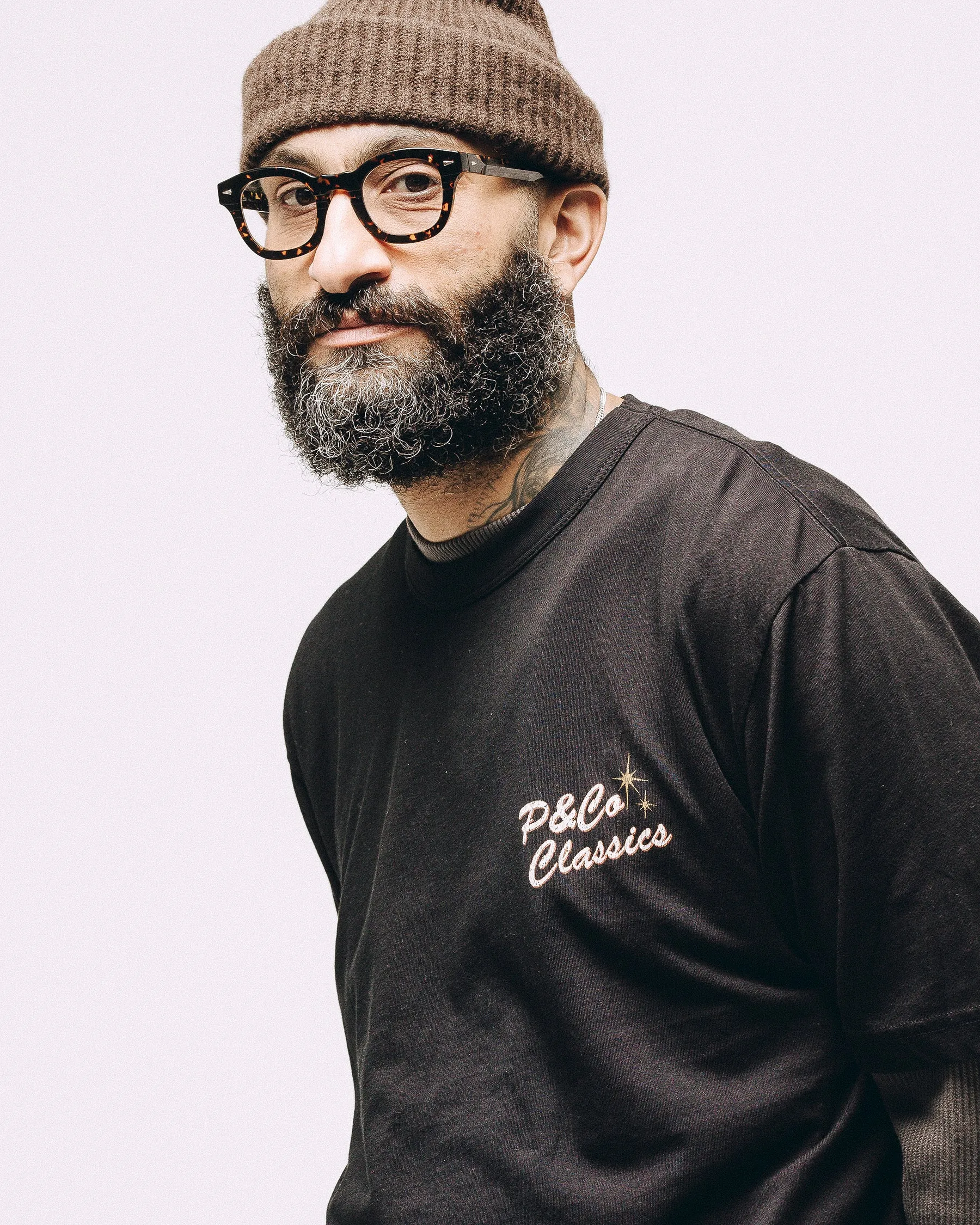 P&Co Classics T-Shirt - Washed Black sold by P & Co product image thumbnail 2