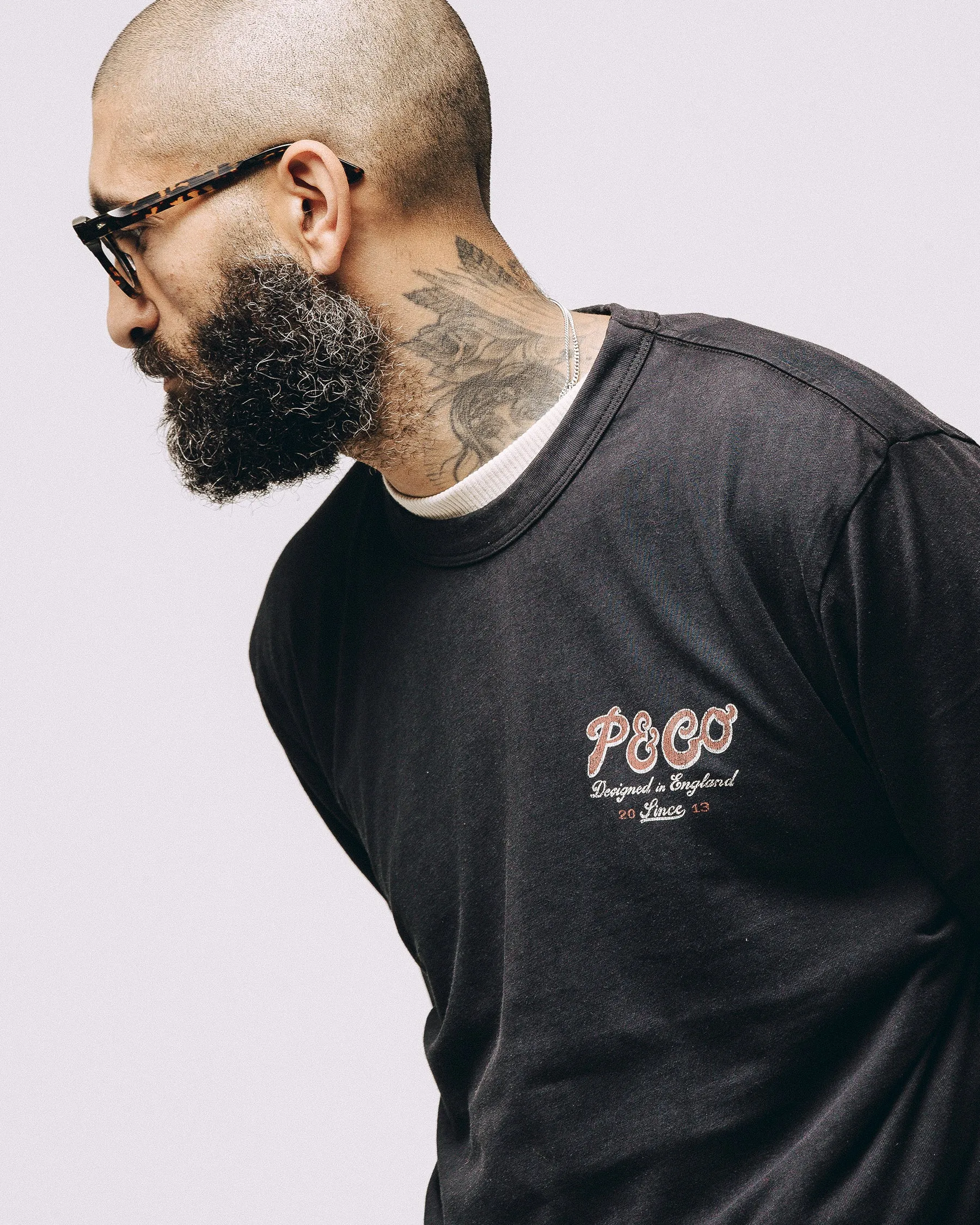 Premium Wears T-Shirt - Heavy Washed Black sold by P & Co product image thumbnail 2