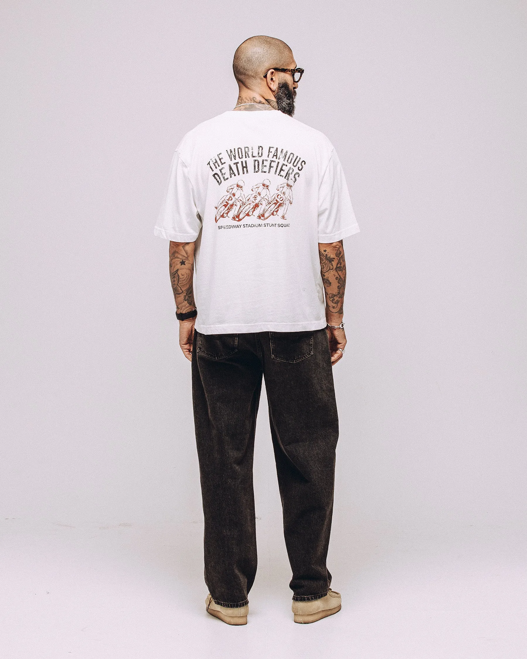 Death Defiers Boxy T-Shirt - Off White sold by P & Co product image thumbnail 3