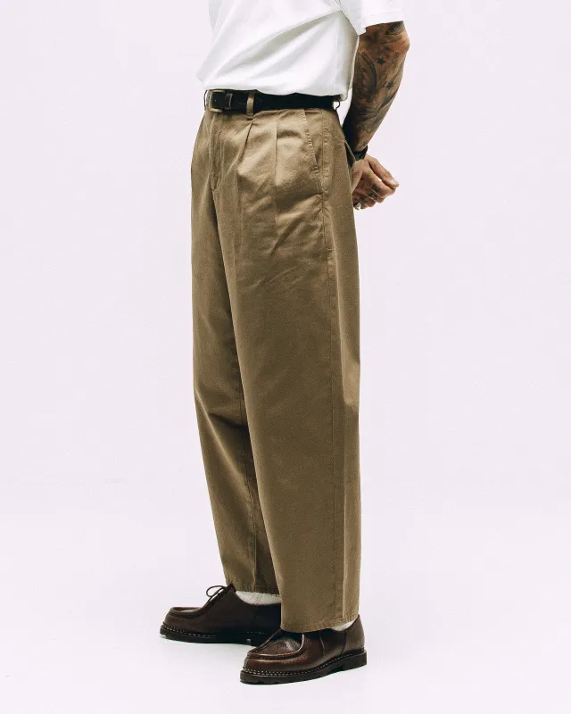Union Pleated Pant - Olive Drab sold by P & Co