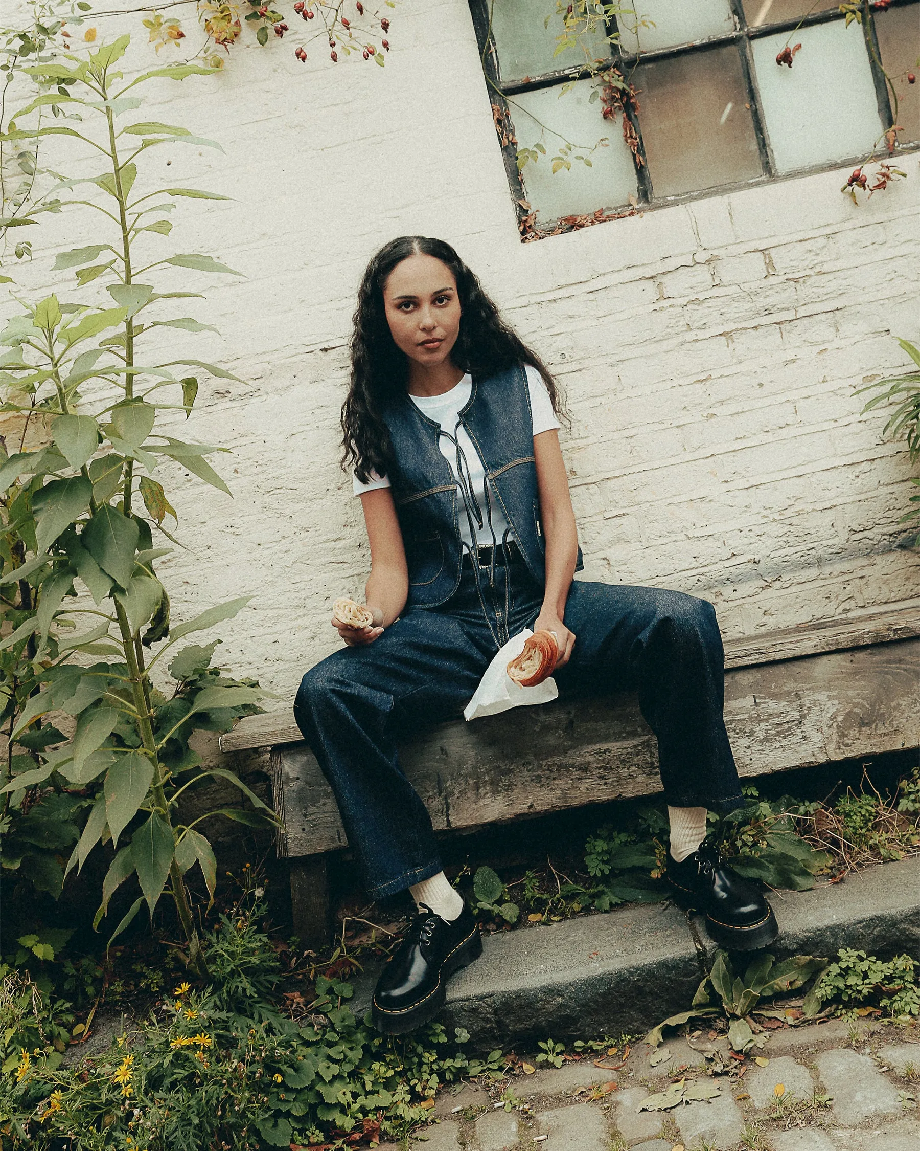 Nomad Denim Vest - Raw Indigo sold by P & Co product image thumbnail 3