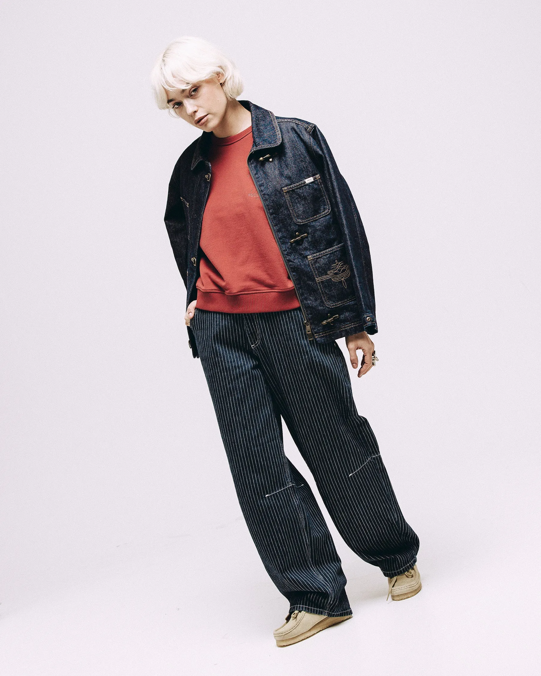 Sports Division Sweatshirt - Washed Red sold by P & Co product image thumbnail 3