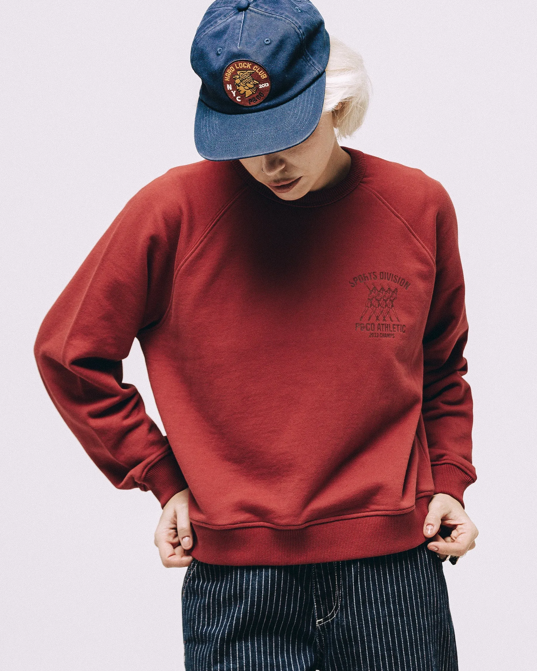 Sports Division Sweatshirt - Washed Red sold by P & Co product image thumbnail 2