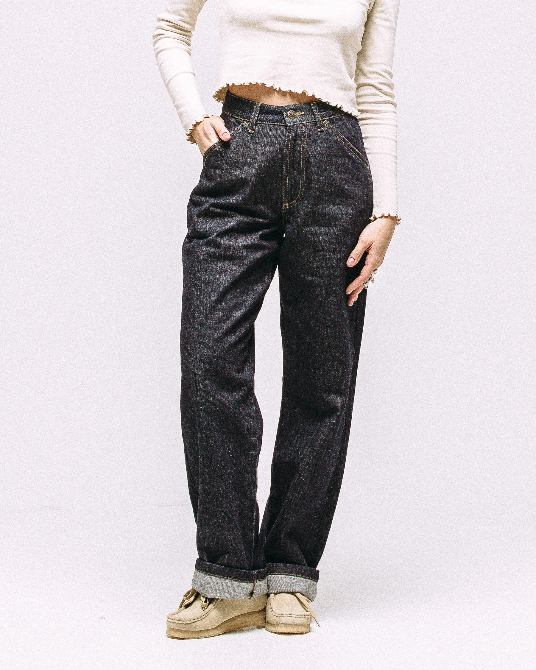 Nomad Denim Pant - Raw Indigo sold by P & Co