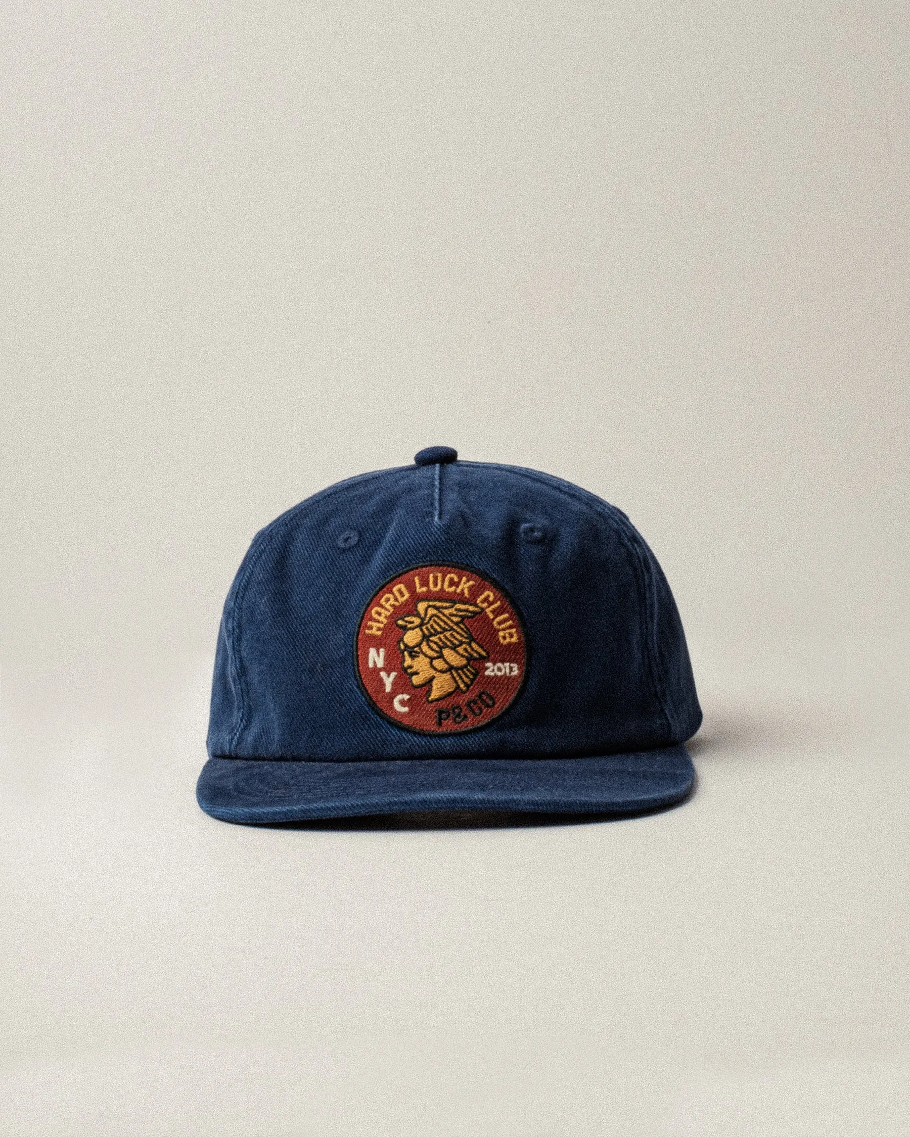 Hard Luck 5 Panel Cap - Navy sold by P & Co product image thumbnail 4