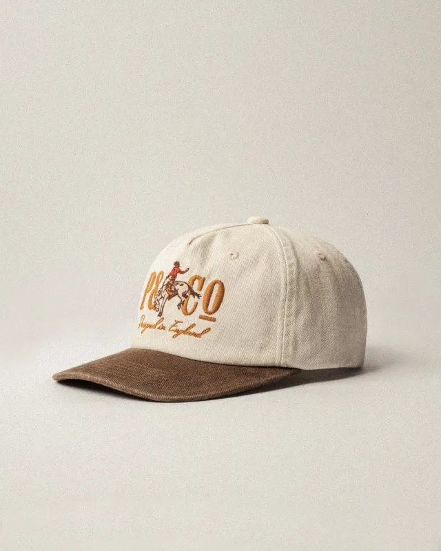 Hold Fast 5 Panel Cap - Ecru sold by P & Co