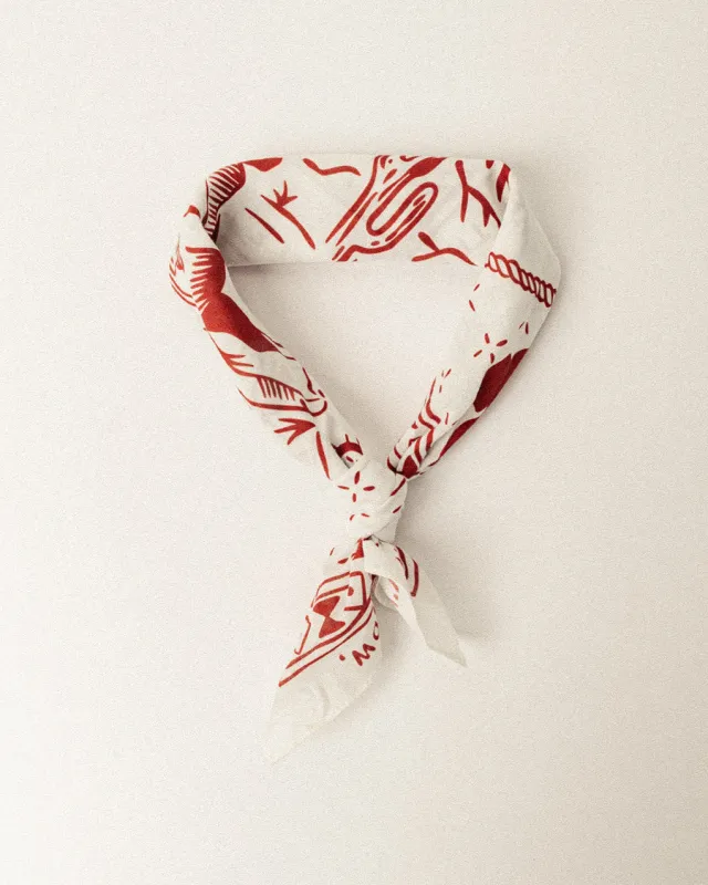 Lone Ranger Bandana - Ecru sold by P & Co