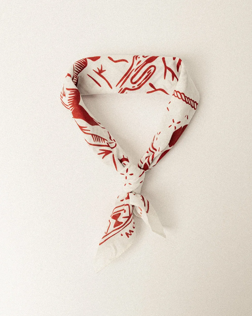 Lone Ranger Bandana - Ecru sold by P & Co
