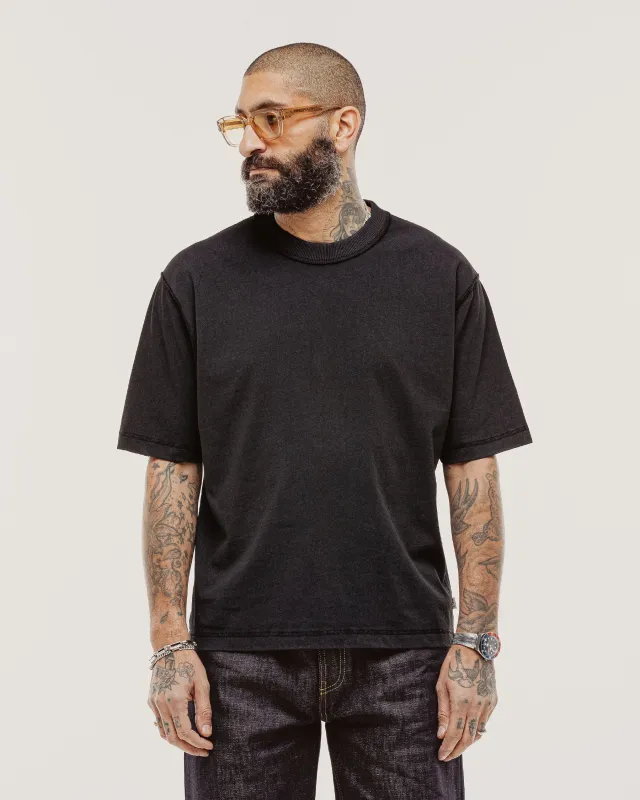 Essential Boxy T-Shirt - Black sold by P & Co