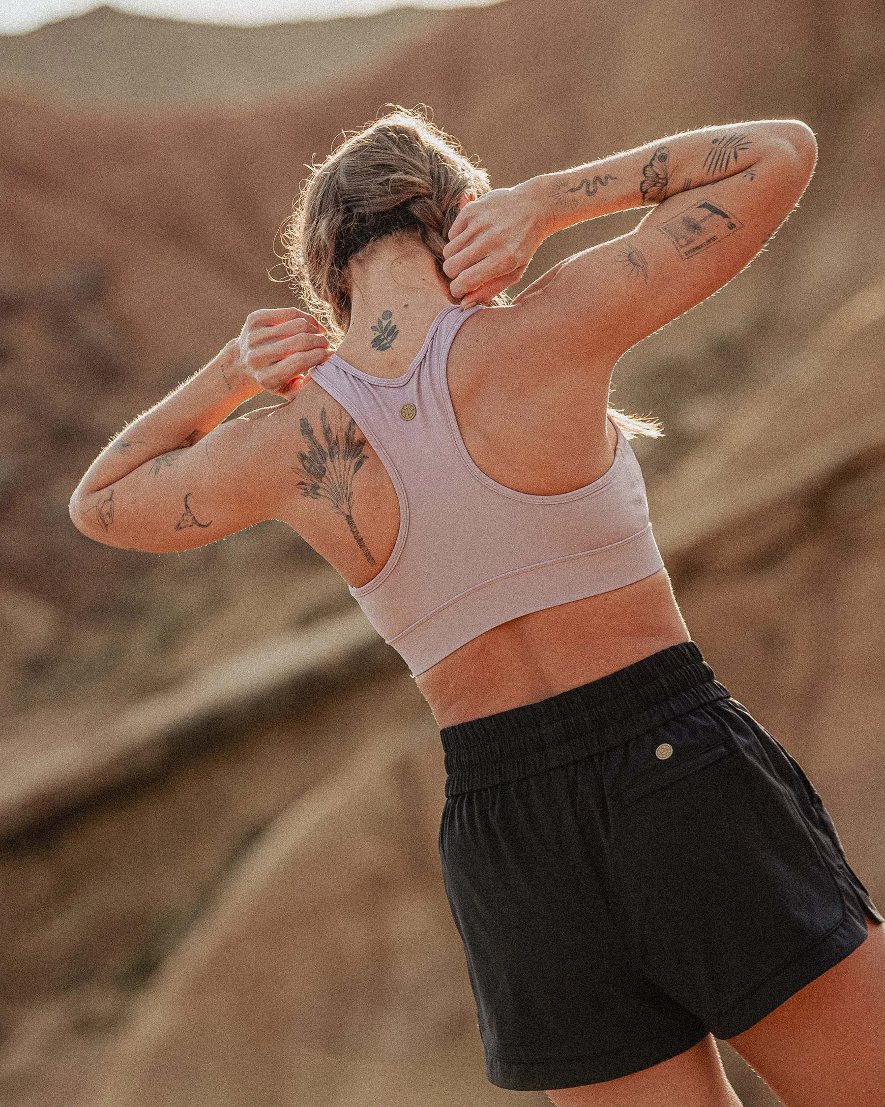 Worship The Sun Trail Sports Bra - Purple sold by P & Co product image thumbnail 2