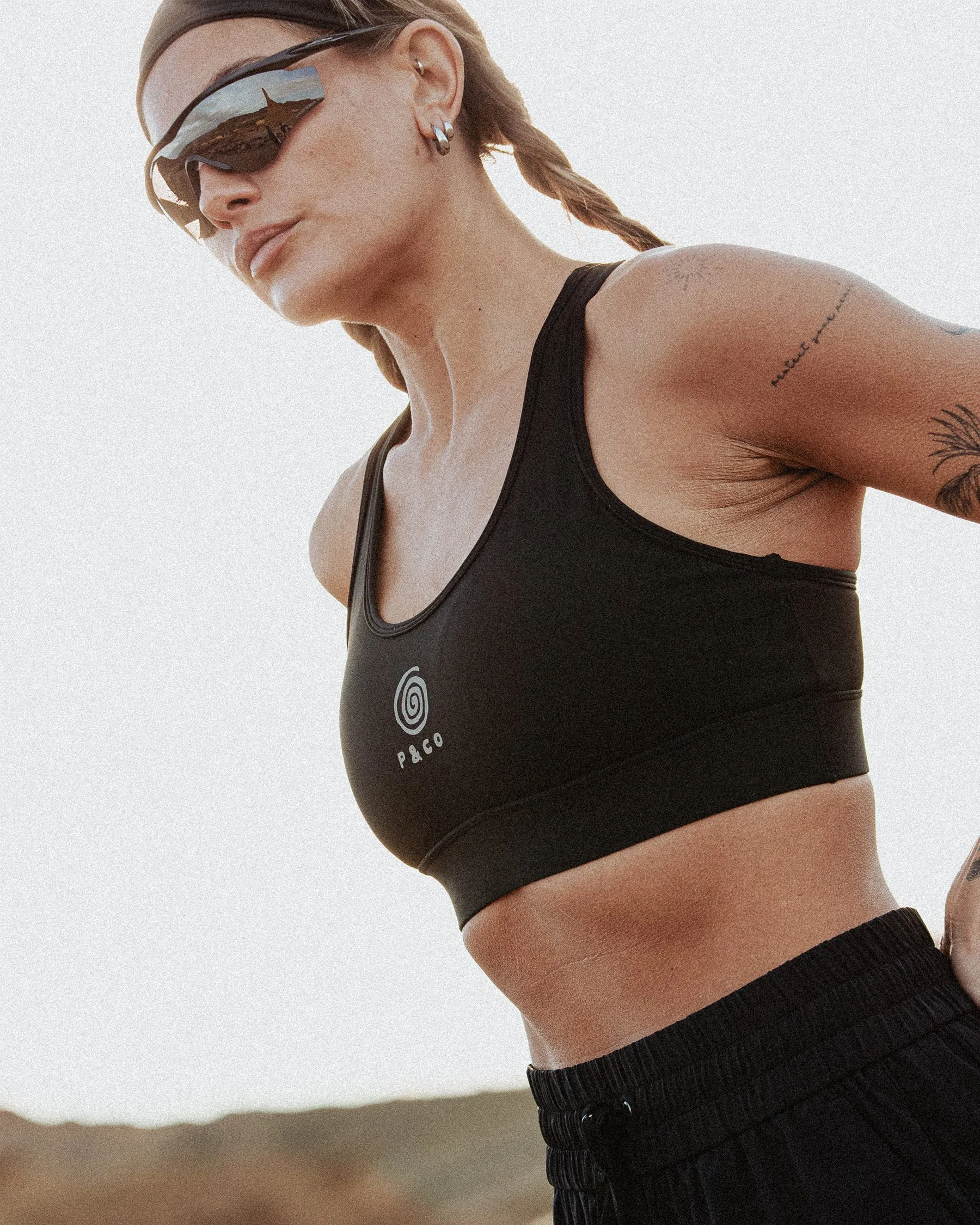 Find Space Trail Sports Bra - Black sold by P & Co product image thumbnail 4