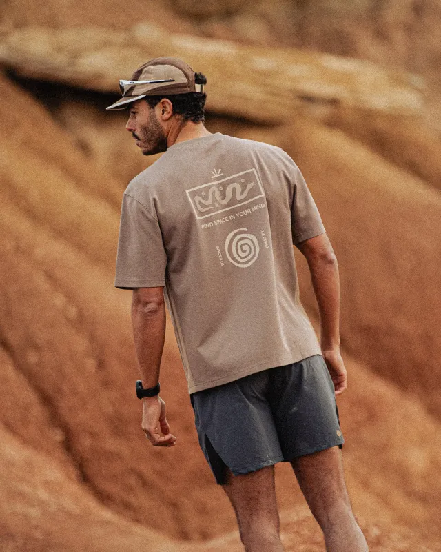 Find Space Trail T-Shirt - Brown sold by P & Co