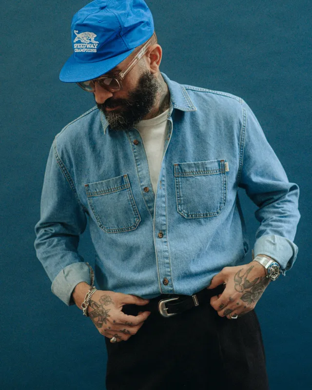 Mason Denim Shirt - Light Wash sold by P & Co