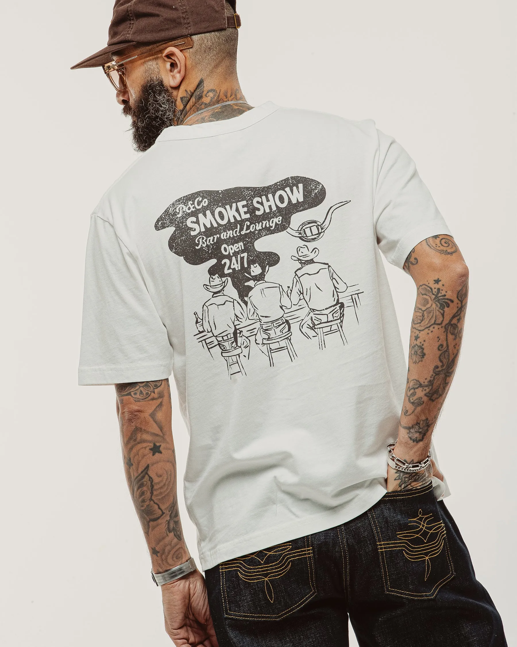 Smoke Show T-Shirt - Off White sold by P & Co product image thumbnail 3