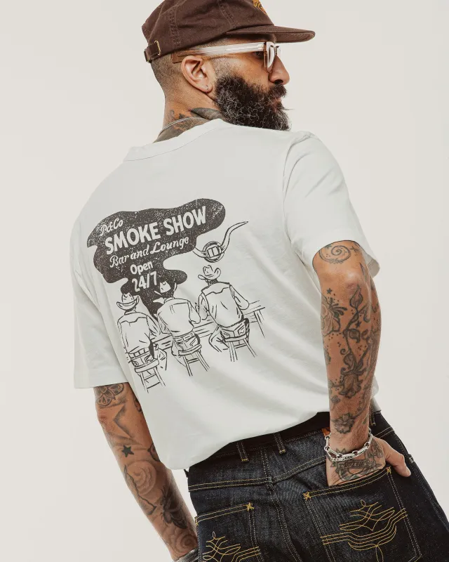 Smoke Show T-Shirt - Off White made by P & Co