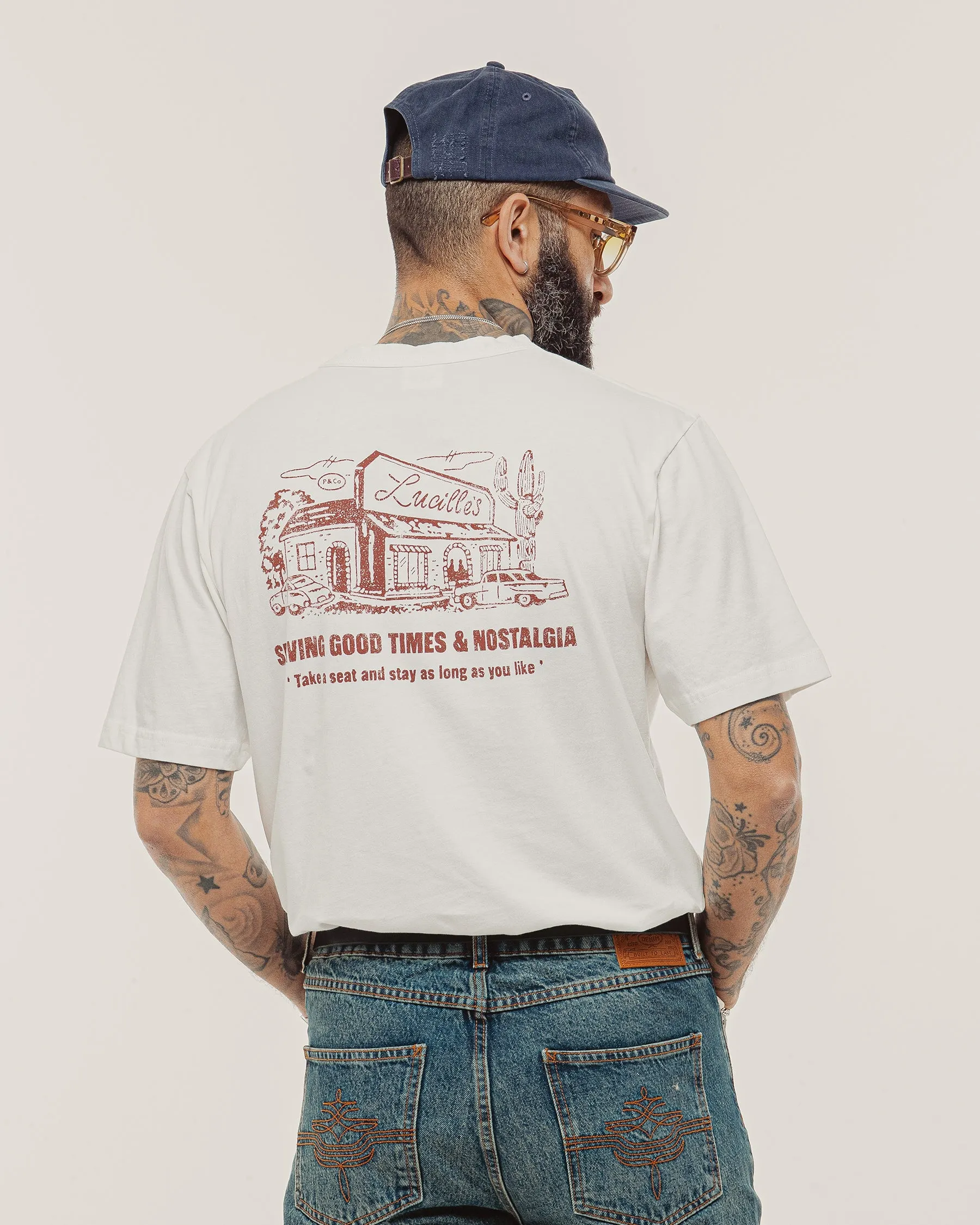 Good Times T-Shirt - Off White sold by P & Co