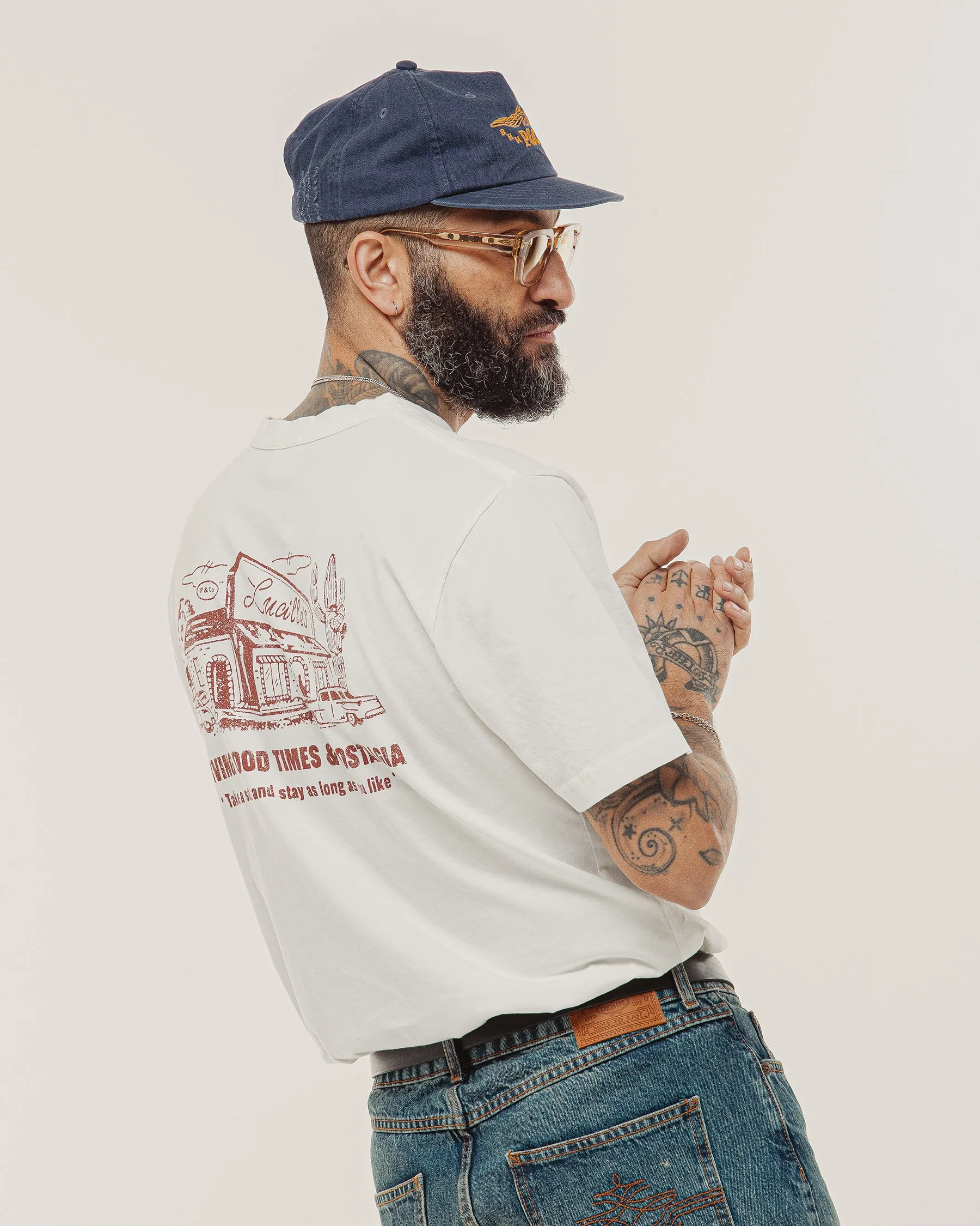 Good Times T-Shirt - Off White sold by P & Co product image thumbnail 4