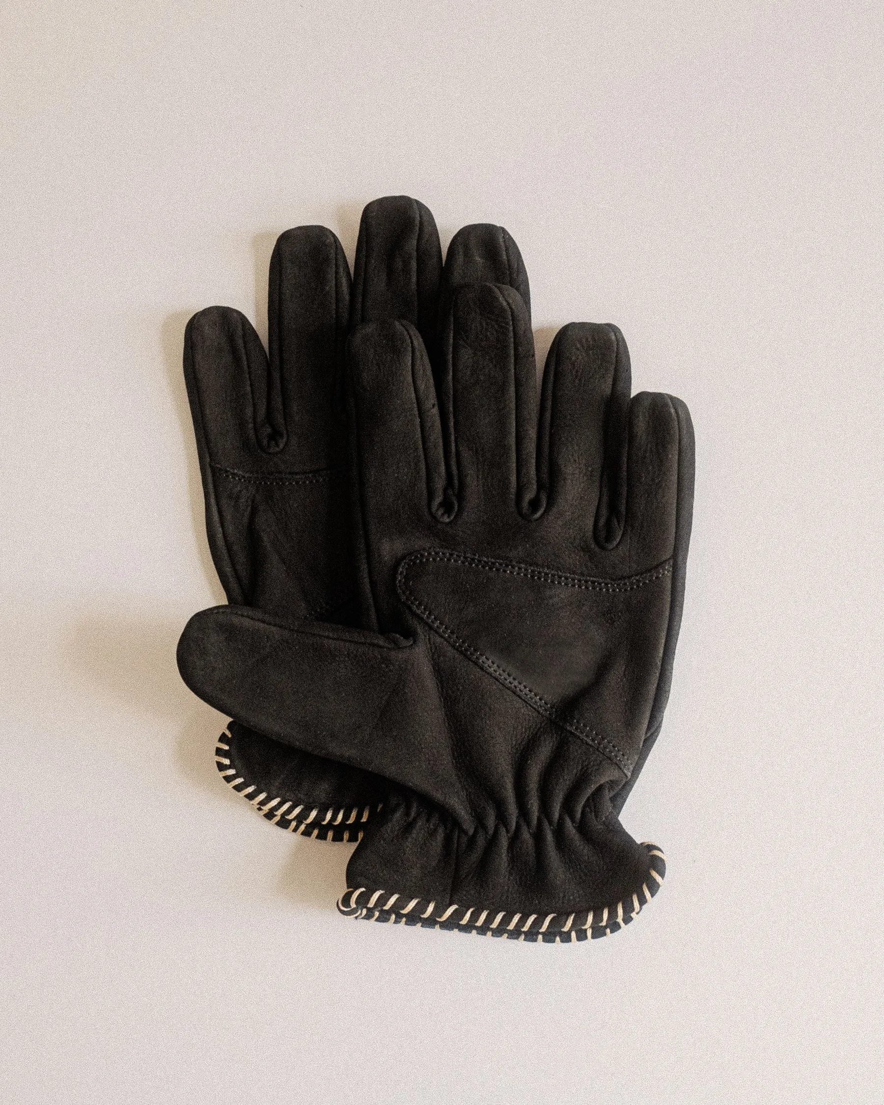 Austin Suede Riding Gloves - Black sold by P & Co product image thumbnail 2