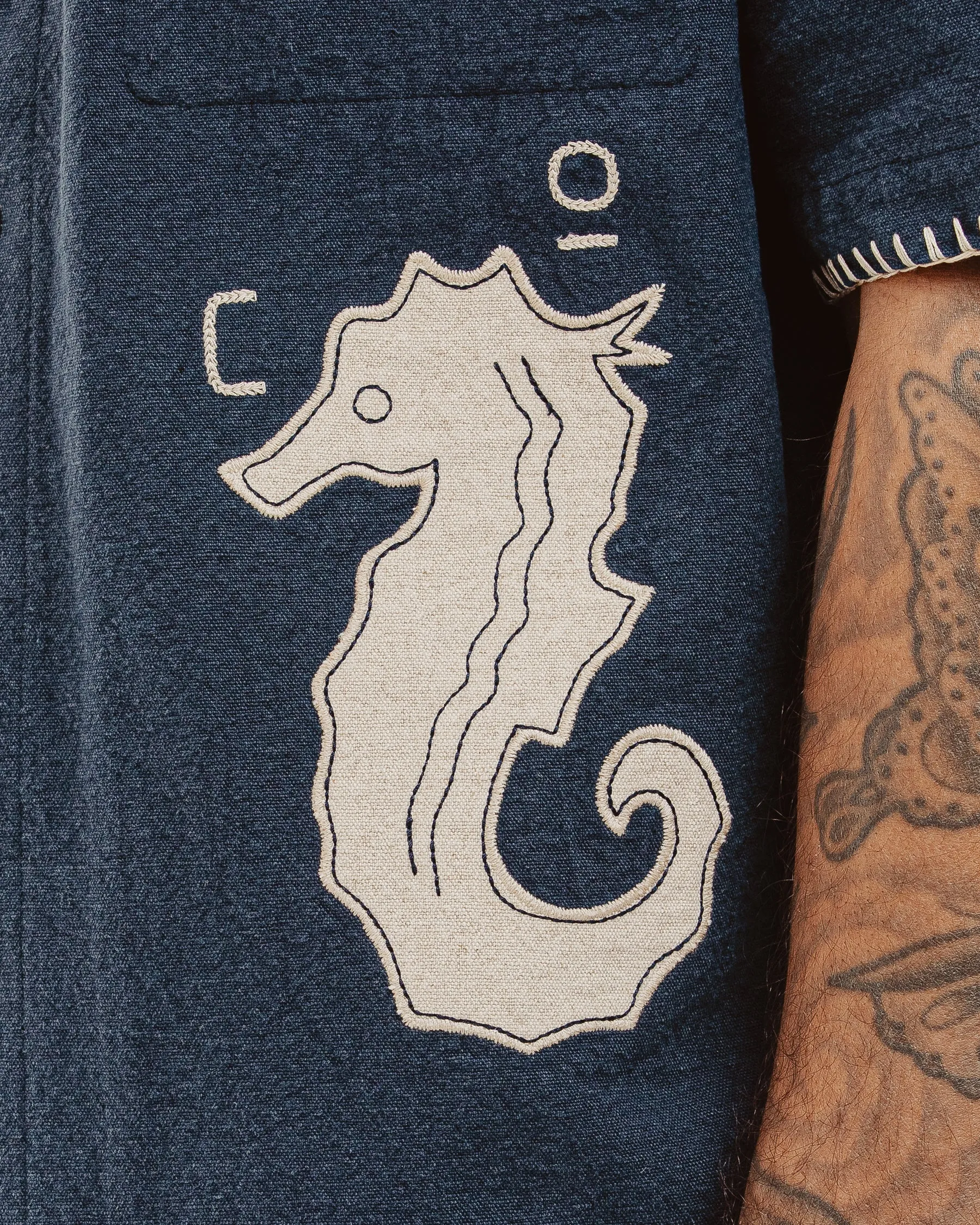 Mariner Resort Shirt - Navy sold by P & Co product image thumbnail 5