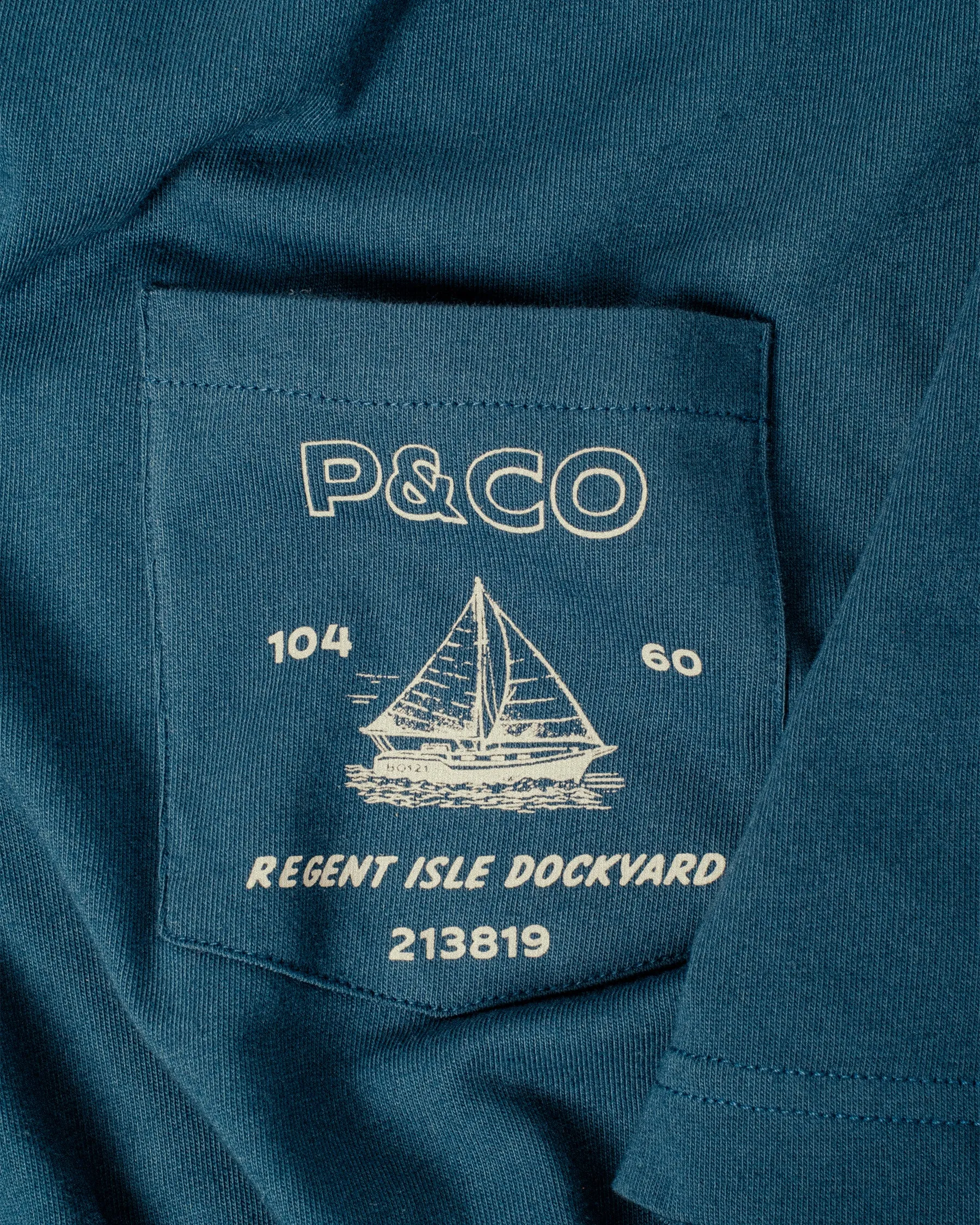 Marine Servicing Boxy T-Shirt - Navy sold by P & Co product image thumbnail 2
