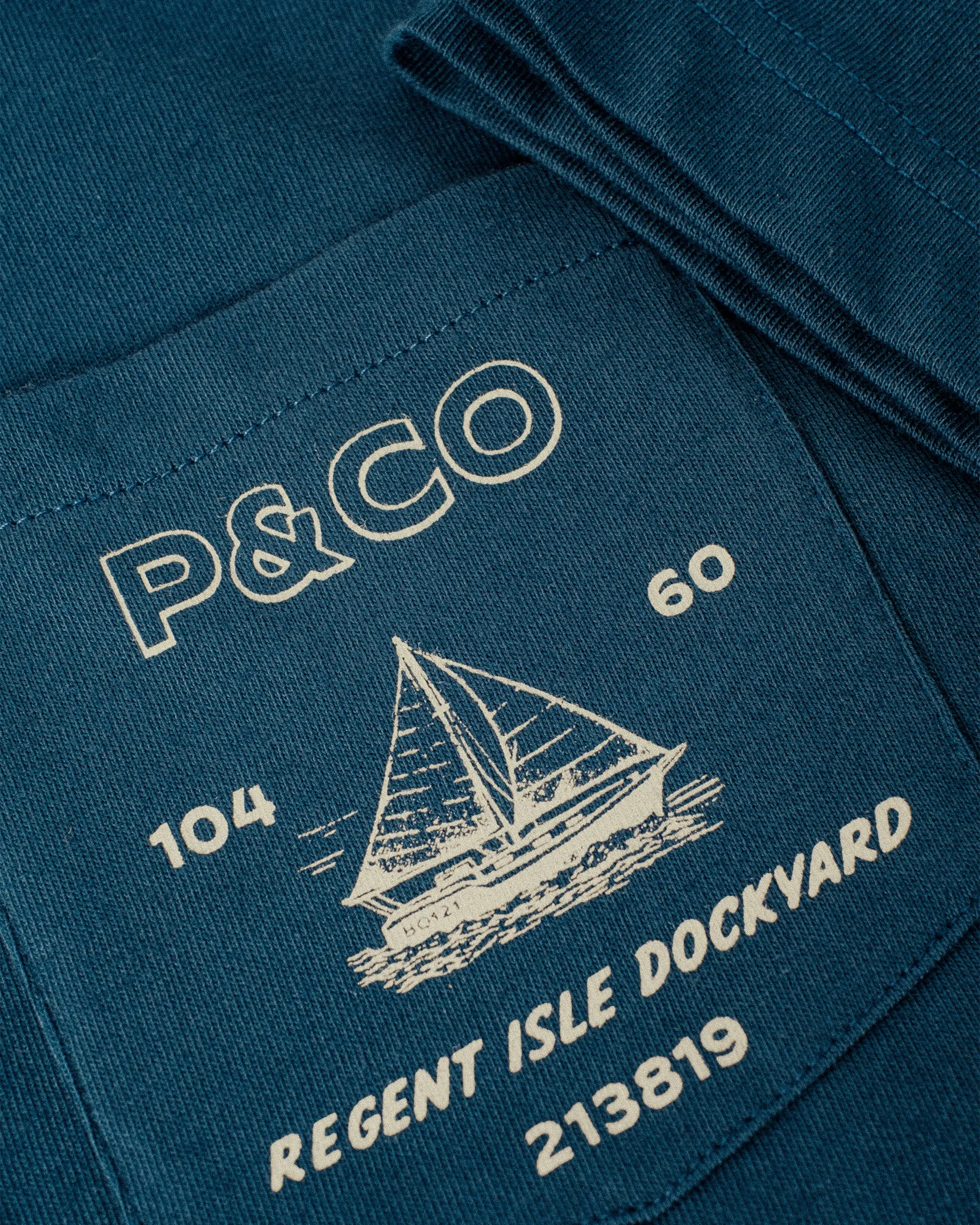 Marine Servicing Boxy T-Shirt - Navy sold by P & Co product image thumbnail 5