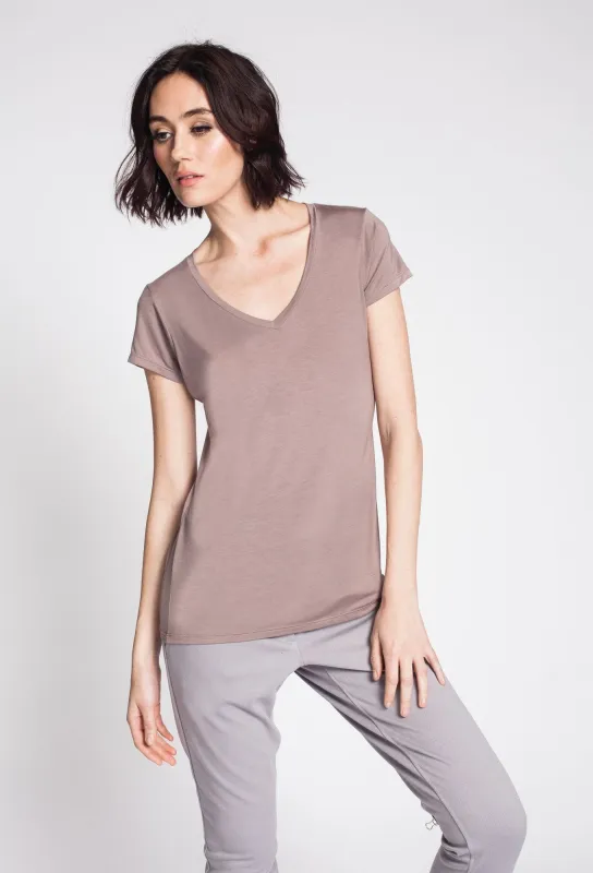 V-Neck Modal Tee made by Asmar Equestrian