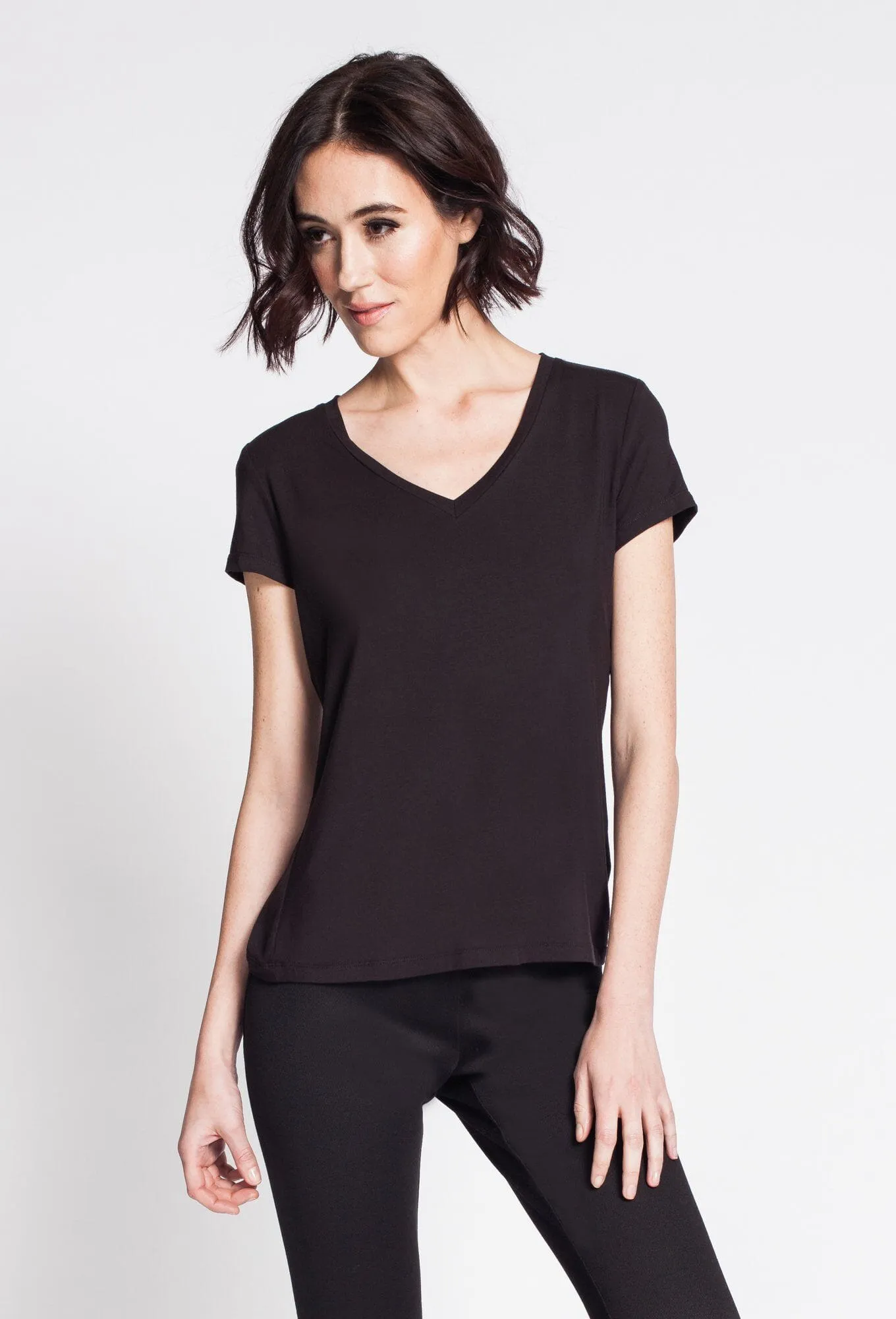 V-Neck Modal Tee sold by Asmar Equestrian product image thumbnail 4