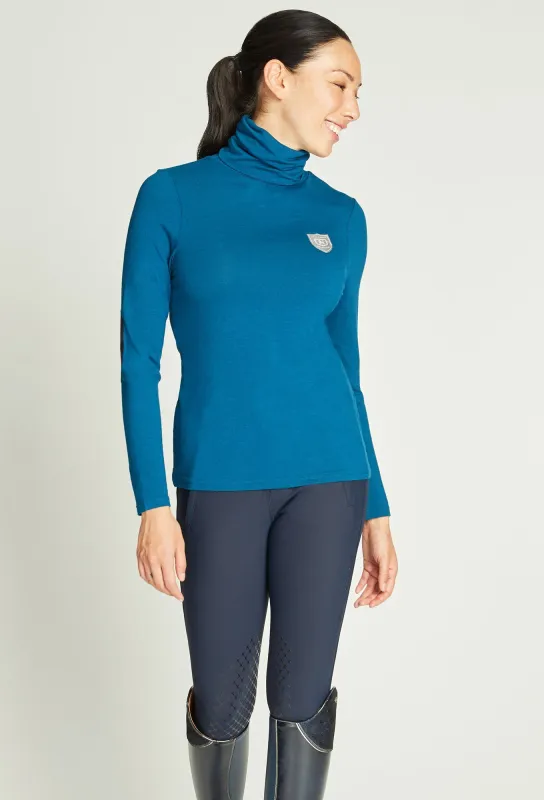Clio Bamboo Turtleneck sold by Asmar Equestrian