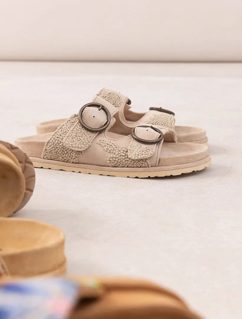 Clay French Knot Sand Suede Natural sold by Laidback London product image thumbnail 4