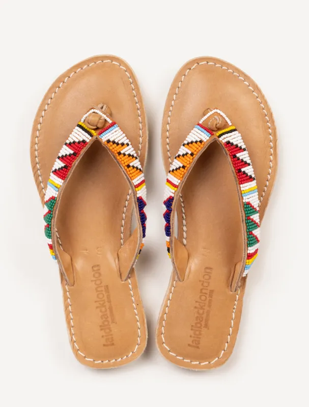 Seri Knot SSN Leather Sandal Tribal II made by Laidback London