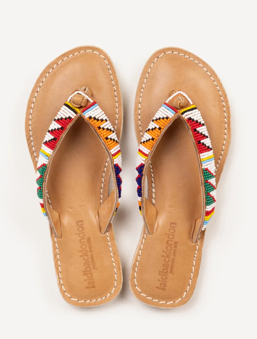Seri Knot SSN Leather Sandal Tribal II sold by Laidback London