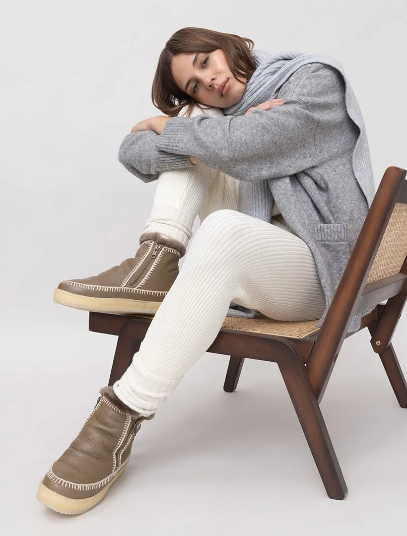 Setsu Crochet Ankle Boot Otter Leather Natural sold by Laidback London product image thumbnail 4