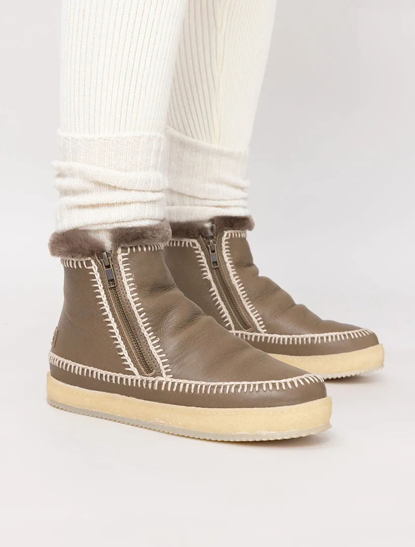 Setsu Crochet Ankle Boot Otter Leather Natural sold by Laidback London product image thumbnail 3