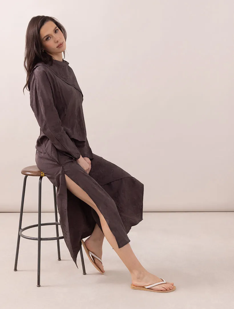 Seri Flat Leather Sandal Cream sold by Laidback London product image thumbnail 3