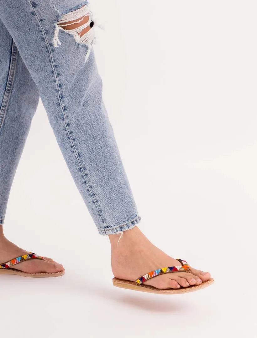Seri Flat Light Brown Tribal sold by Laidback London product image thumbnail 2
