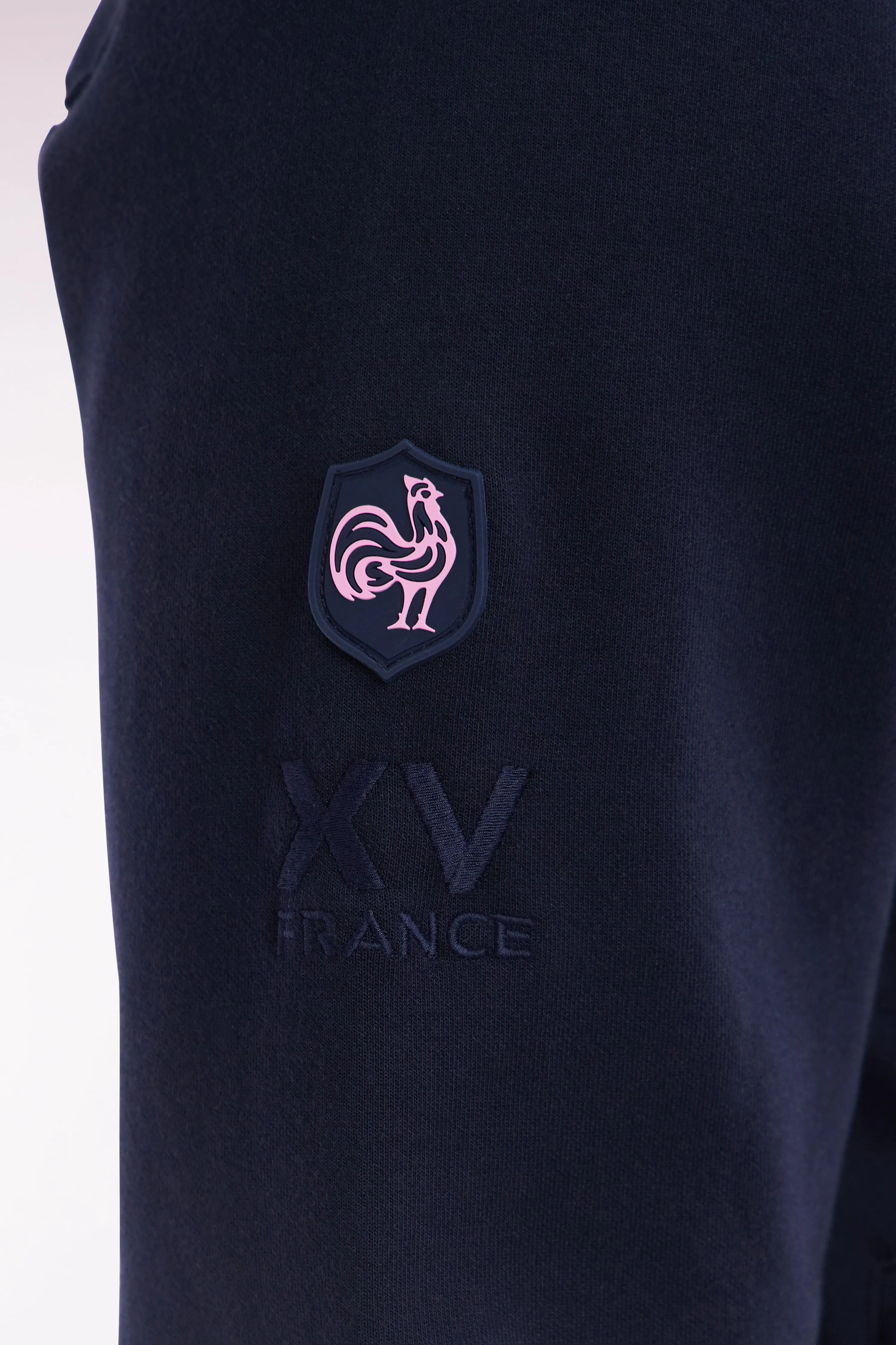 Sweatshirt zippé en coton stretch marine passepoil contrastés coupe droite sold by Eden Park product image thumbnail 5