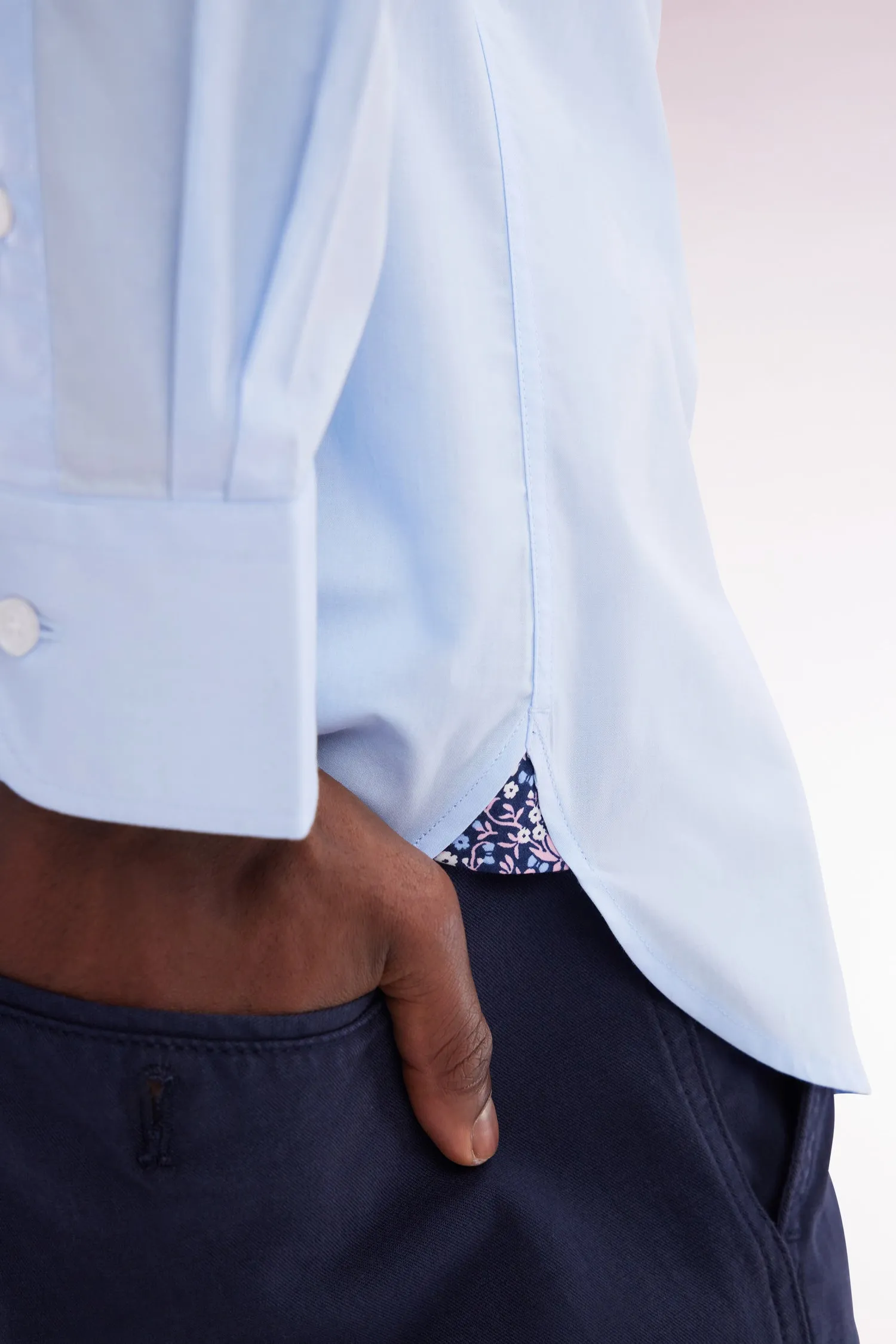 Chemise en coton ciel coudière coupe droite sold by Eden Park product image thumbnail 4