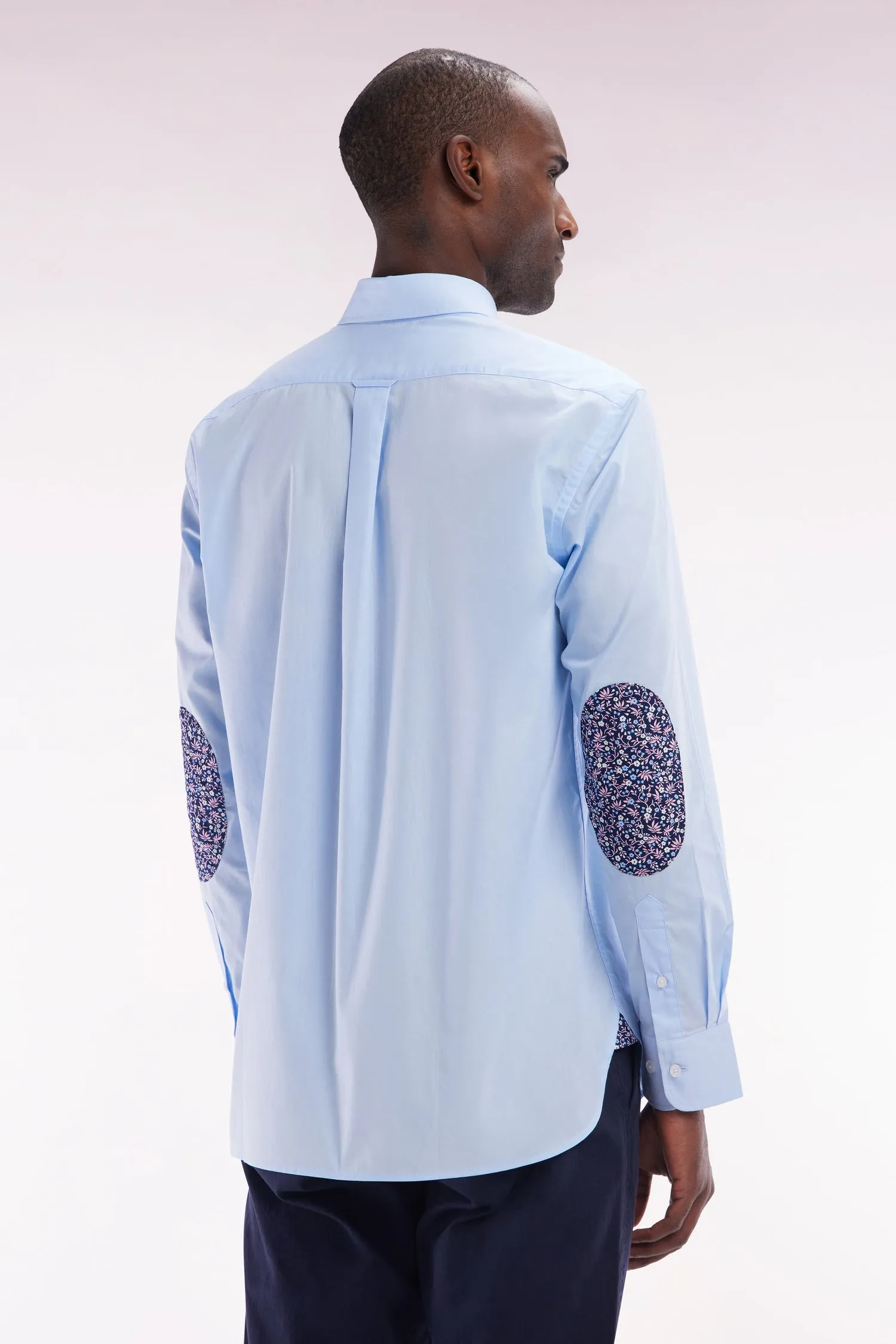 Chemise en coton ciel coudière coupe droite sold by Eden Park product image thumbnail 3