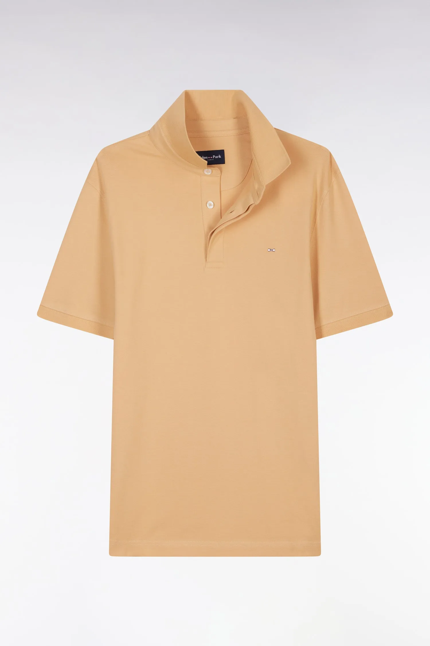 Polo à manches courtes en piqué coton stretch camel coupe ajustée sold by Eden Park product image thumbnail 2